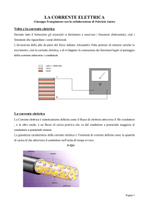 LA CORRENTE ELETTRICA