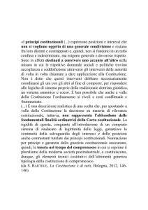 I principi costituzionali
