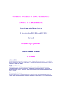 Fisiopatologia generale I