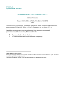 ITIS OMAR Dipartimento di Meccanica ESAMI DI MATURITA