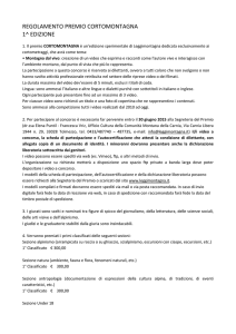 Regolamento Cortomontagna 2015