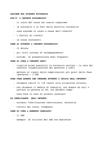 LEZIONE SUL RITARDO EVITABILE COS`E` L`INFARTO