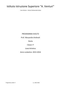 Istituto Istruzione Superiore “A. Venturi”
