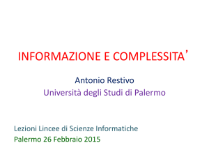 informazione e complessita