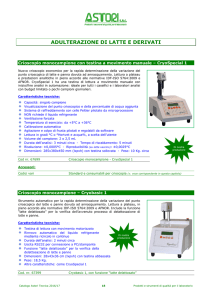 Adulterazione latte e derivati