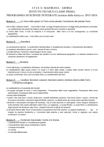 ITIS E. MAJORANA – GIORGI ISTITUTO TECNICO CLASSE PRIMA