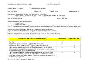 Piano di lavoro a - LS Carlo Cattaneo Torino