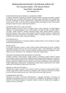 2G-H, Scienze e Tecnologie Applicate, Prof Lombino Alessandro
