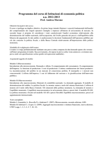 Istituzioni di economia politica