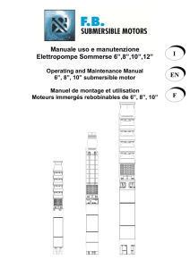 Manuale uso-manutenzione elettropompe Rev00