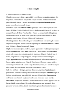I fiumi ei laghi - Mondadori Education