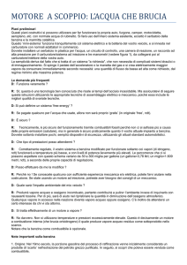 Motore a scoppio: L`acqua che brucia (scarica pdf)