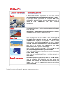 Il Maremoto/tsunami si rappresenta con una serie di onde marine