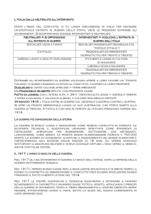 1^ guerra mondiale 2 - Scuola del Molinatto