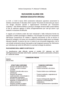 rilevazione alunni con bisogni educativi speciali