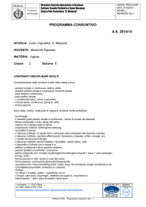 2E - Agostino - Inglese_ - Liceo Linguistico "A.MANZONI"