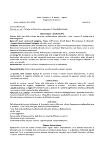 Cagliari Programma di Scienze Anno scolastico 2015