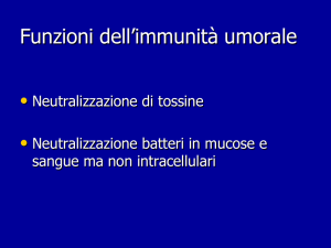 Funzioni dell`immunità umorale