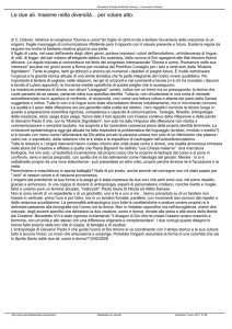 Le due ali. Insieme nella diversità... per volare alto.