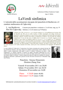 LaVerdi sinfonica - Il Gruppo Sportivo