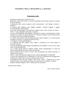 filosofia della religione_ISSR_nicastro
