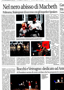 Nel nero abisso di Macbeth