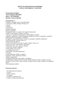 ITALIANO 1^B TUR - IIS Vignarelli Sanluri
