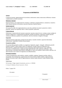 matematica - Liceo Modigliani