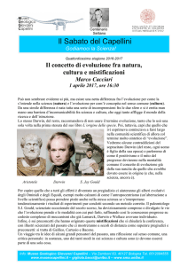 Il concetto di evoluzione fra natura, cultura e mistificazione