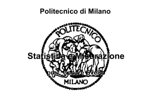 Statistica e Misurazione