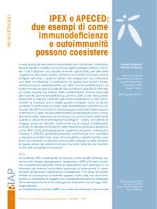 IPEX e APECED: due esempi di come immunodeficienza e