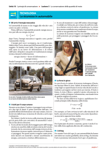 La sicurezza in automobile - Zanichelli online per la scuola