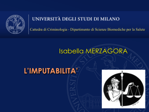 l`imputabilita`