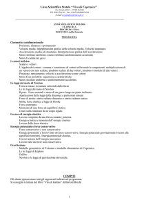 COMUNICAZIONE N - “copernico”