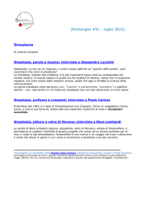 91-Sinestesie - Palestra della scrittura