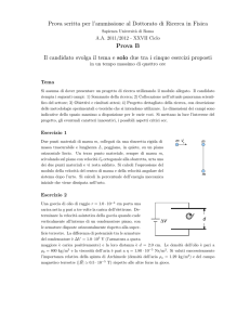 Prova B - Dipartimento di Fisica