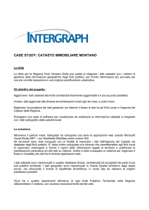 case study: catasto immobiliare montano