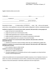 autorizzazione genitori