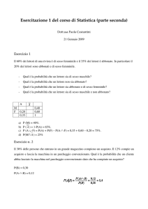 Probabilità.