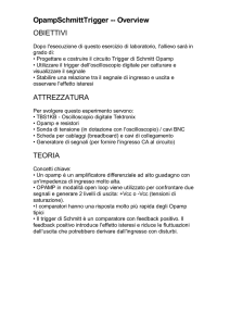 OpampSchmittTrigger -- Overview OBIETTIVI