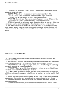 scopi del lionismo - Lions Club Merano