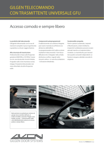 Gilgen telecomando con trasmittente universale GFU (CH)