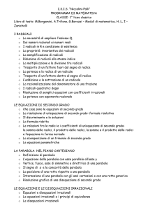 I.S.I.S. “Niccolini-Palli” PROGRAMMA DI MATEMATICA CLASSI: 1