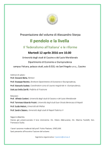 locandina presentazione volume Sterpa con logo UniCLAM