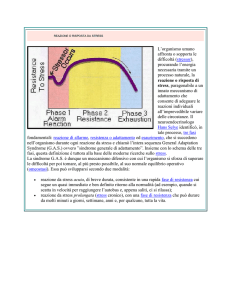 REAZIONE O RISPOSTA DA STRESS