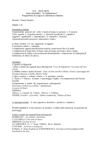 italiano - Liceo Scientifico Guido Castelnuovo