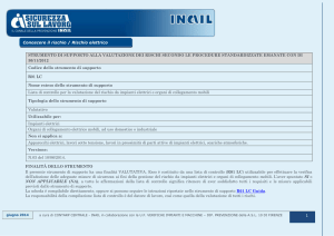 Lista di controllo per la valutazione del rischio da impianti