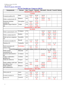 Servizi Giuridici per l`impresa (SEGI)