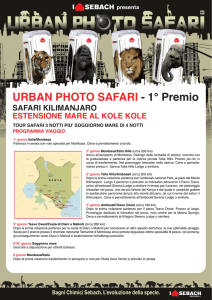 URBAN PHOTO SAFARI - 1° Premio