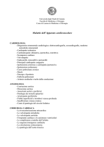 Malattie dell`Apparato cardiovascolare